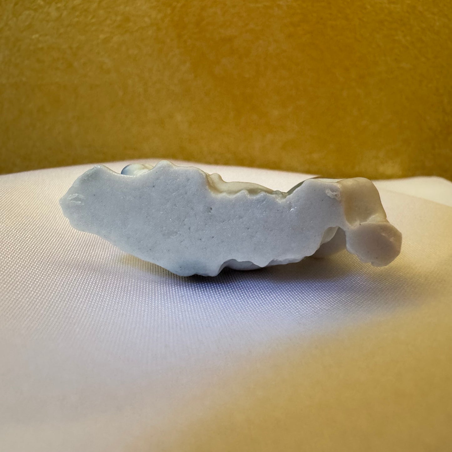 Vintage Porcelain Spaniel with Ball Ornament