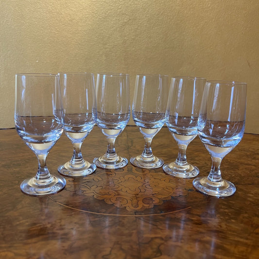 Vintage Port Glasses Set Of Six