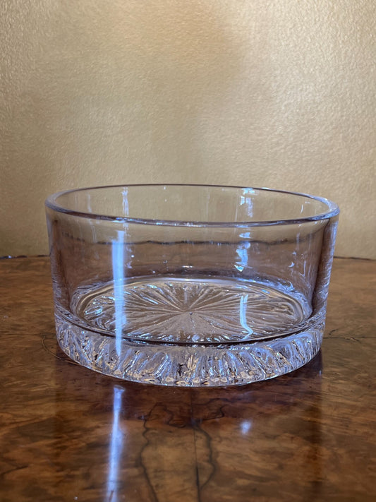 Vintage Press Base Glass Bowl