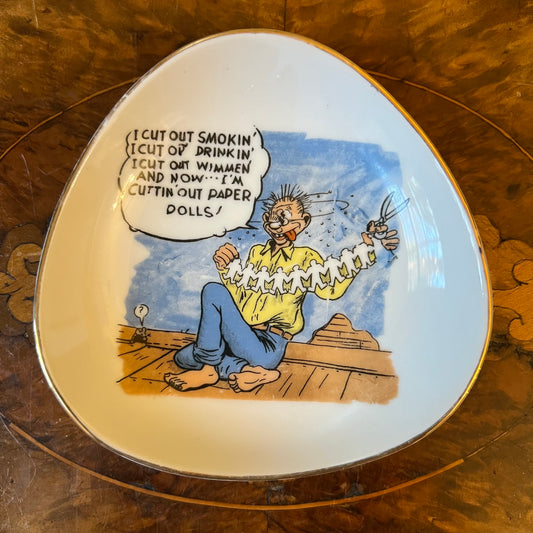 Vintage Print Dish