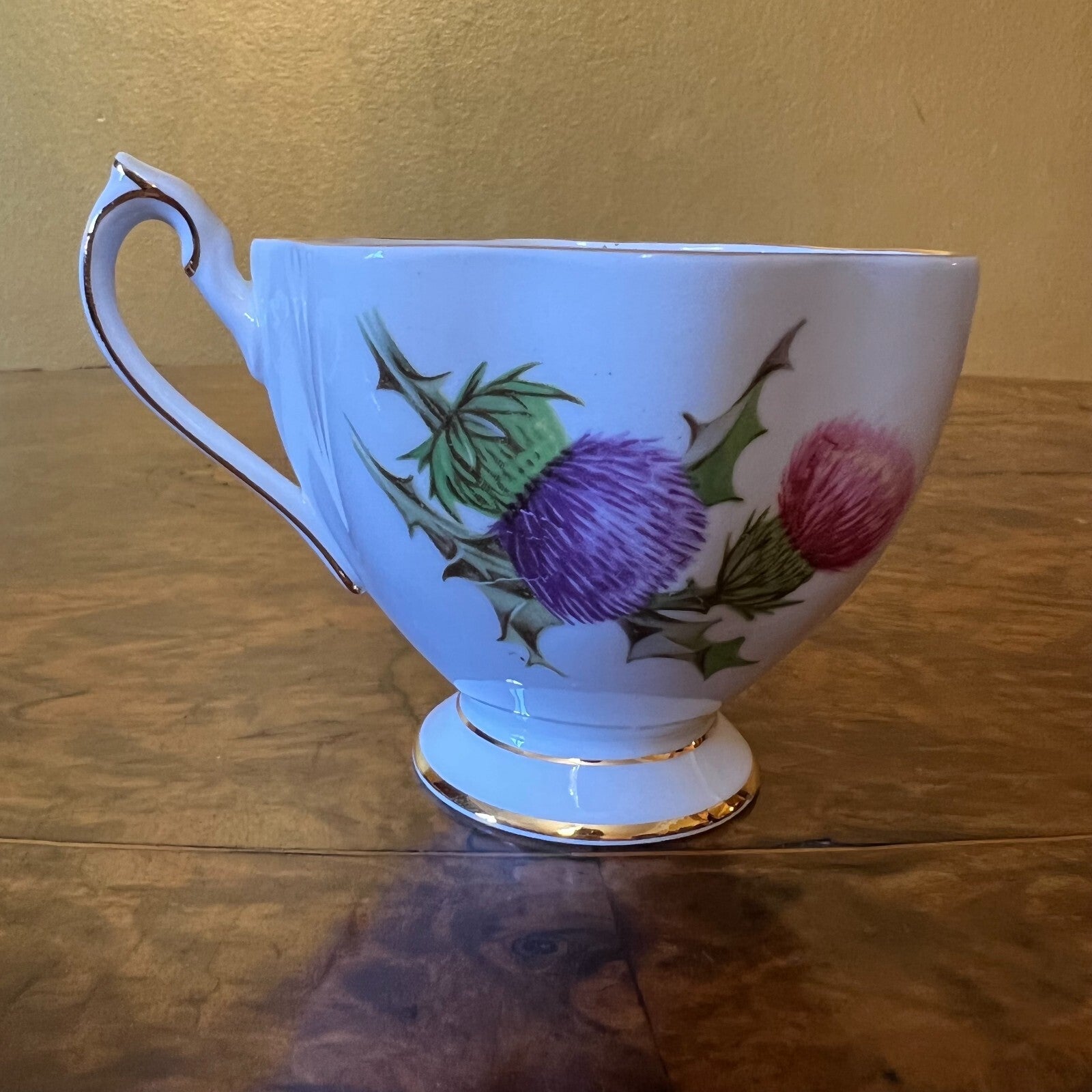 Vintage Queen Anne Dundee Thistle Tea Cup