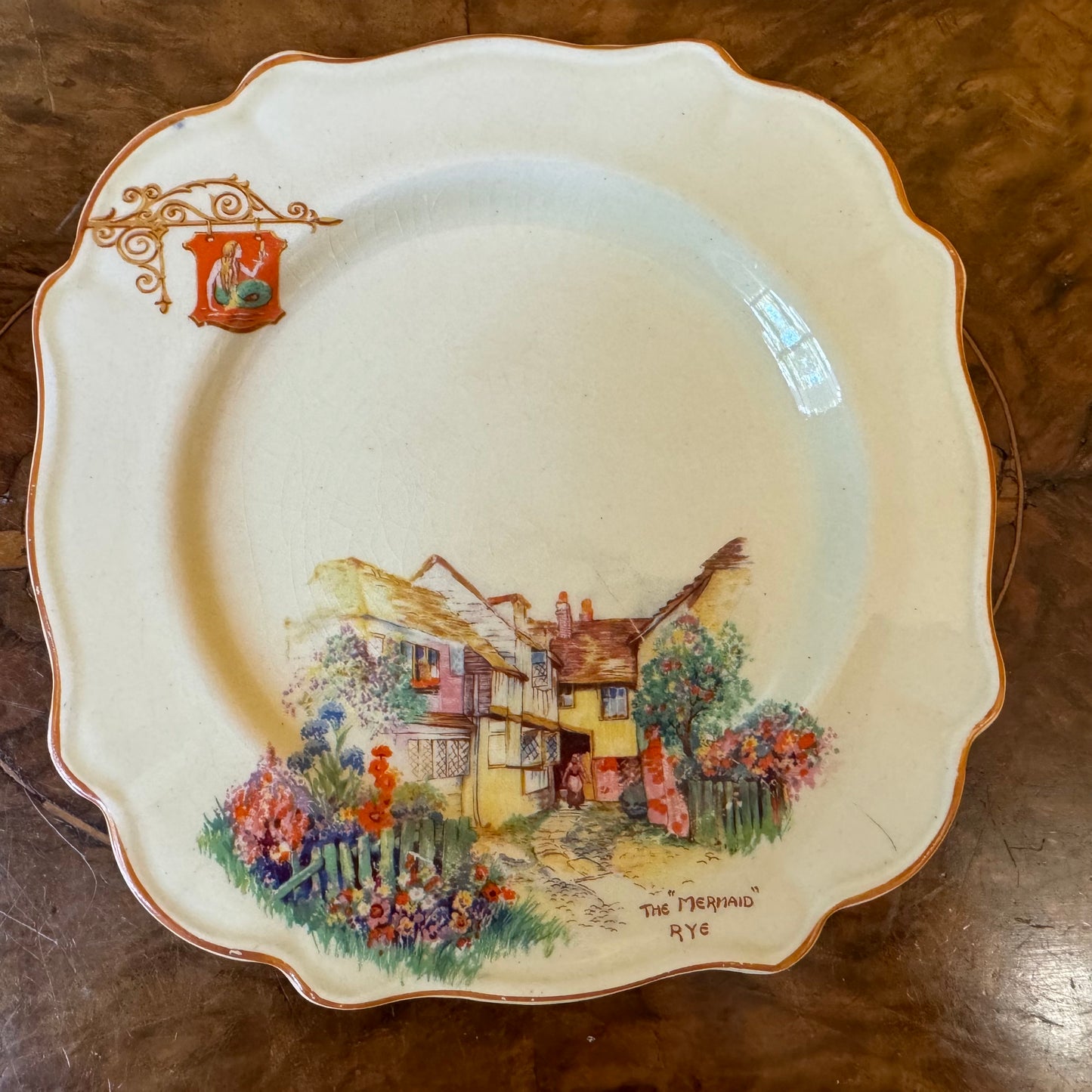 Vintage Royal Venton The Mermaid Rye Side Plate