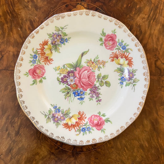 Vintage Salisbury Floral Side Plate