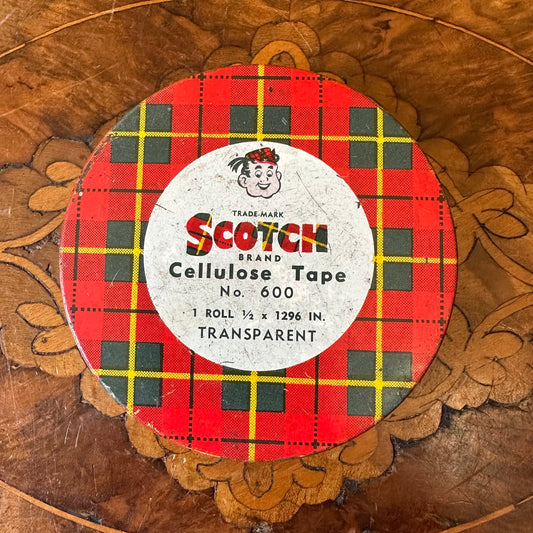 Vintage Scotch Cellulose Tape Tin