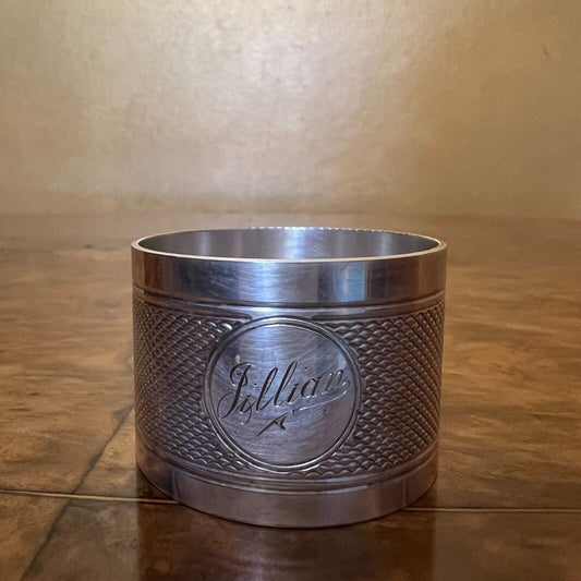 Vintage Silver Plated Napkin Ring