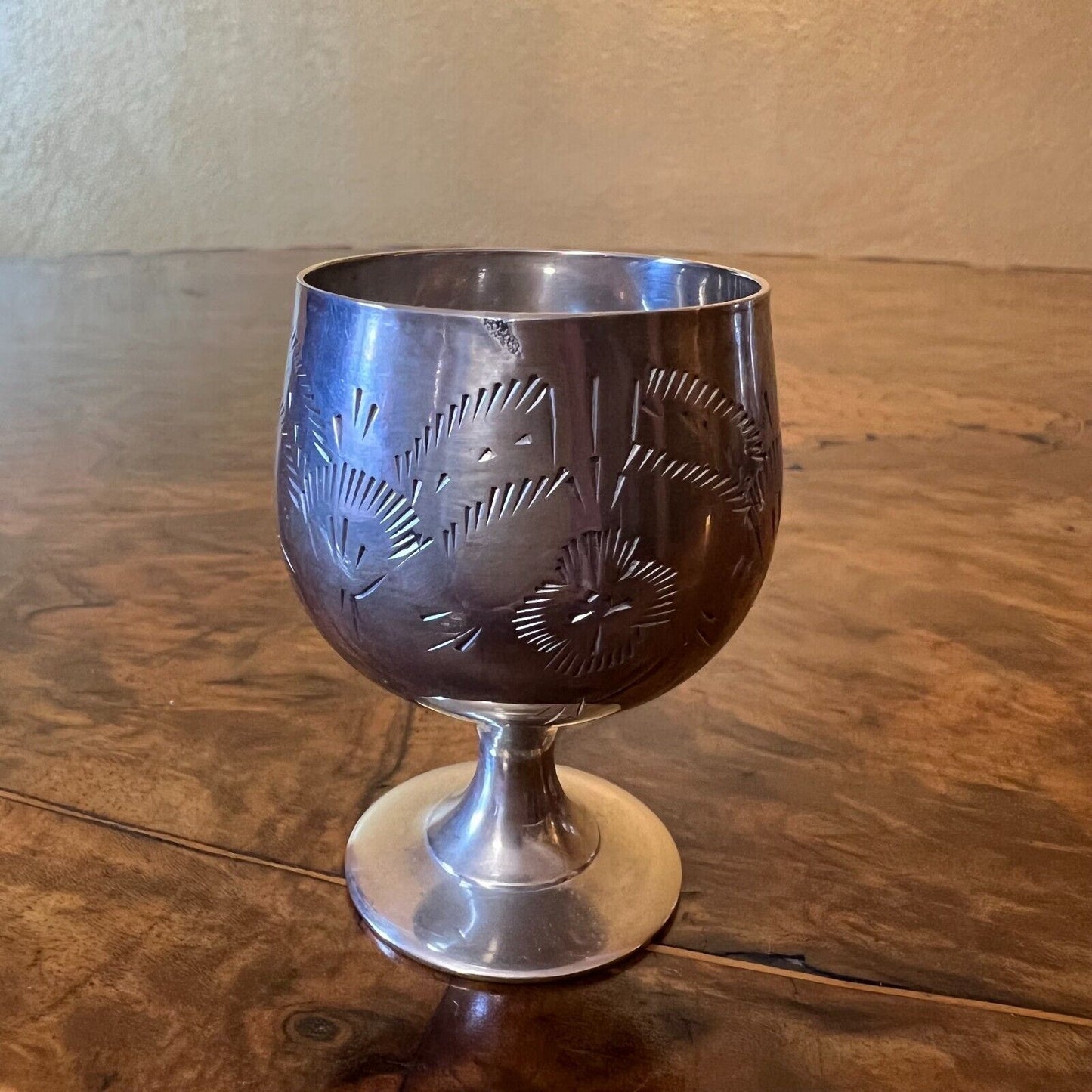Vintage Silver Plated Port Glasses Set