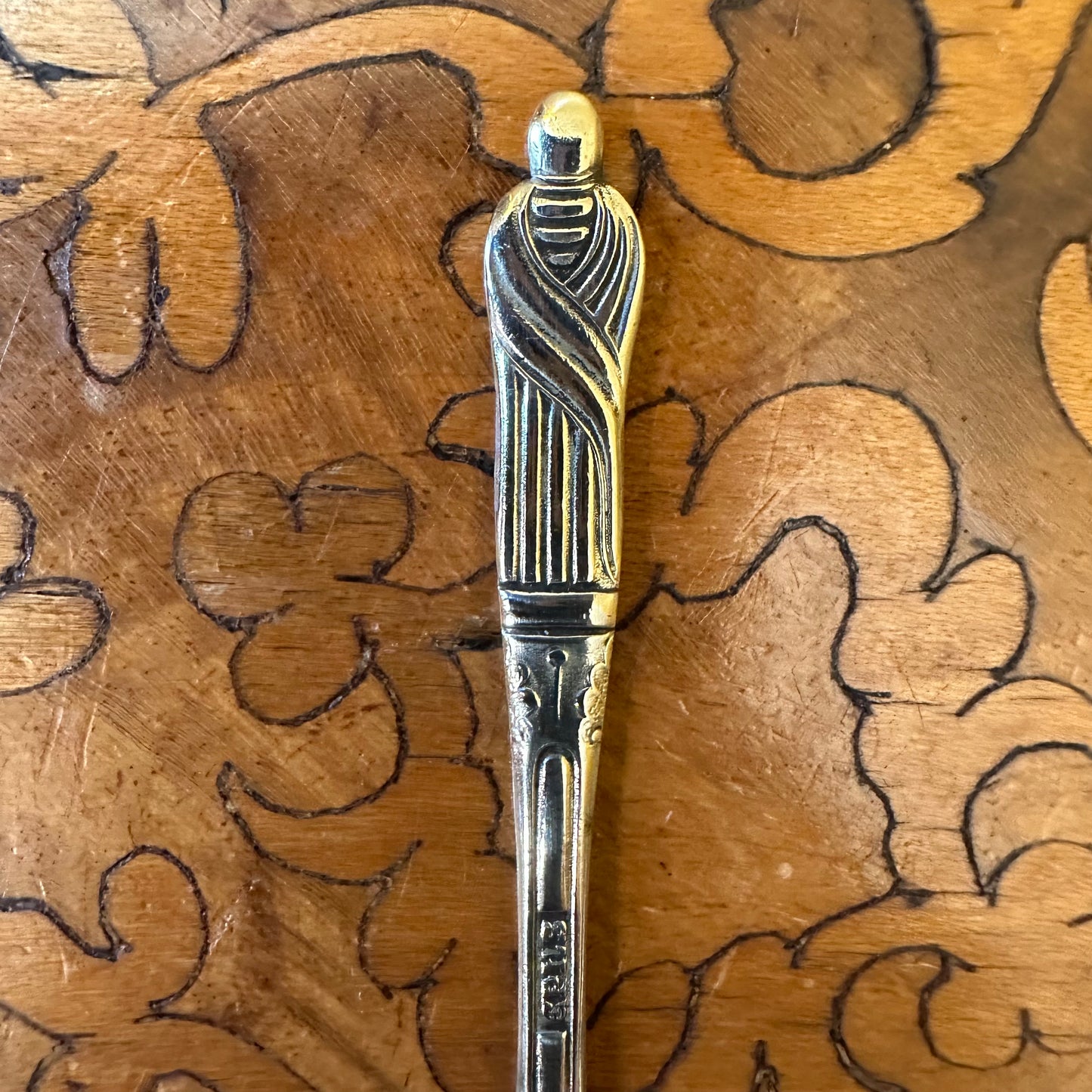 Vintage Silver Plated Priest Spoon