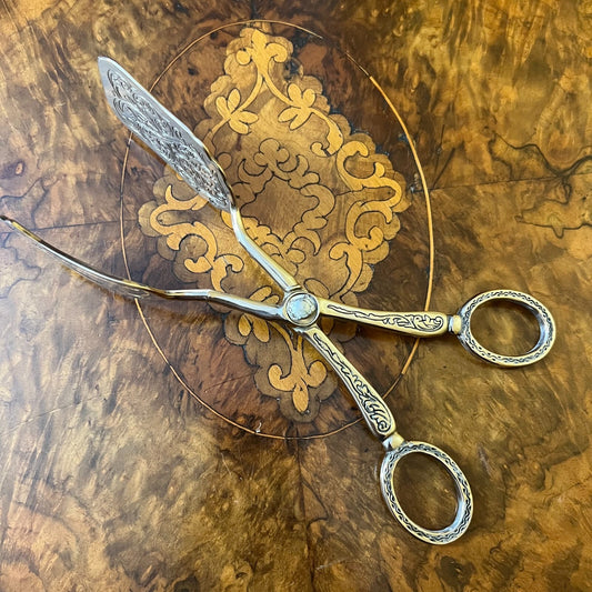 Vintage Silver Plated Sandwich Tongs