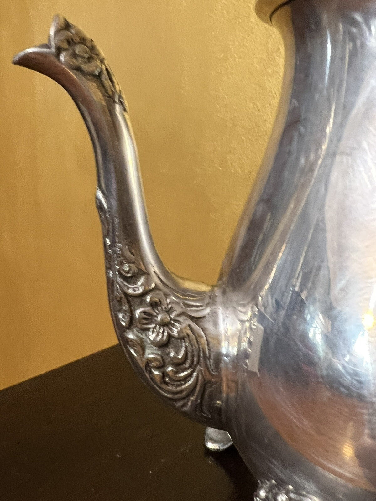 Vintage Silver Plated Tea Pot