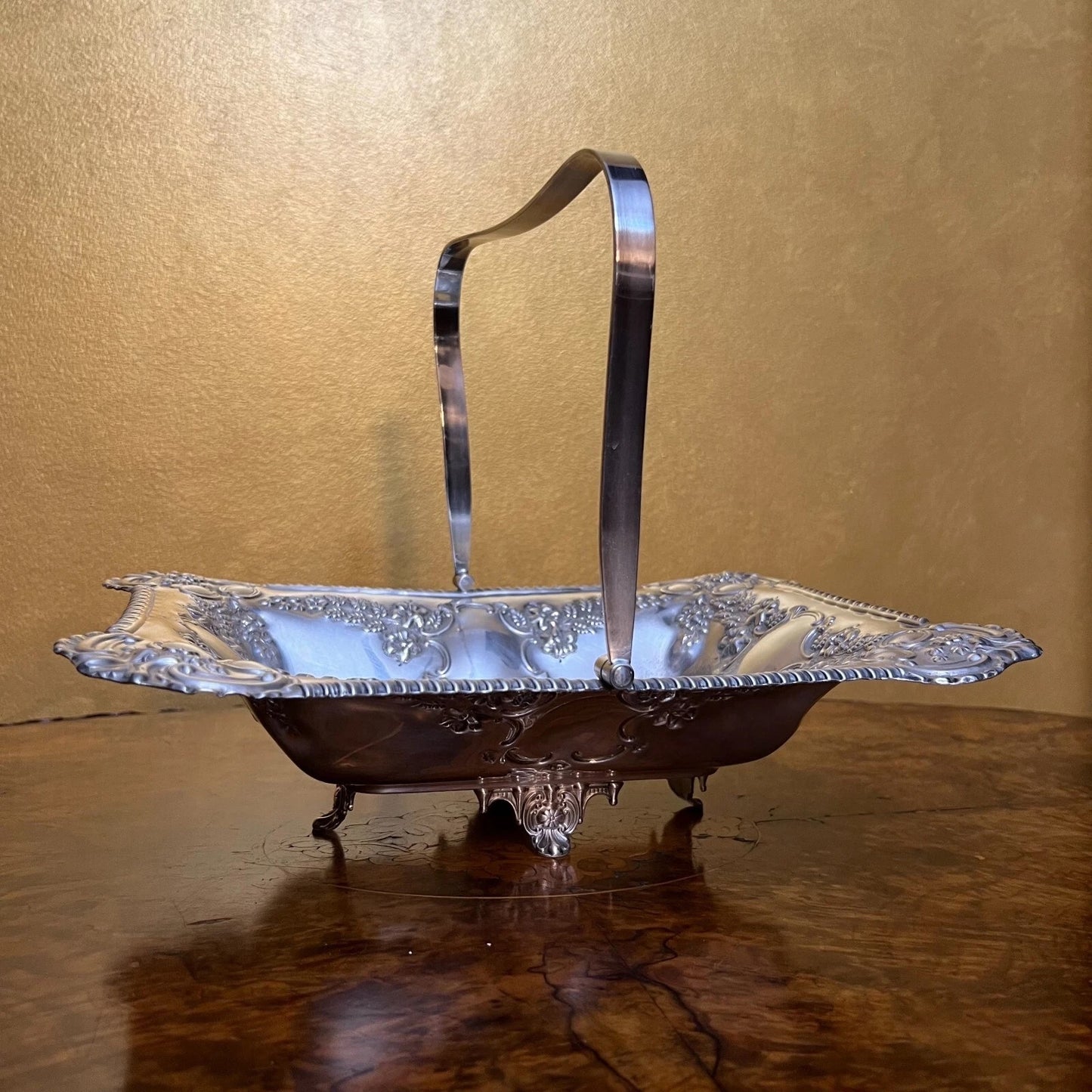 Vintage Silver Plated Tray Bowl