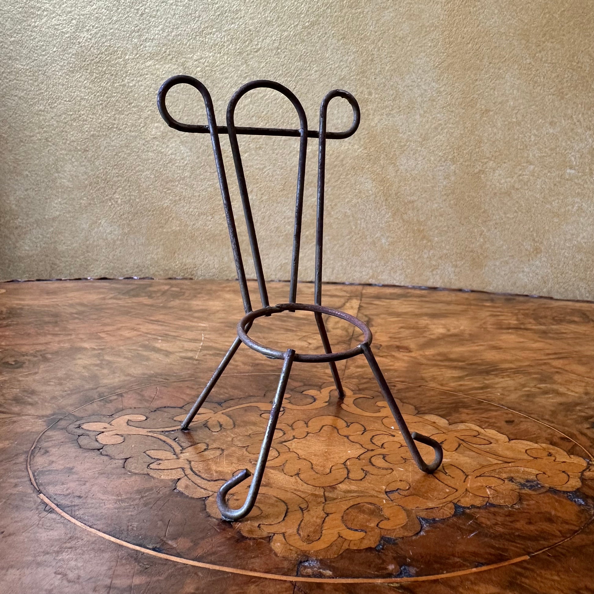 Vintage Small Metal Chair Ornament