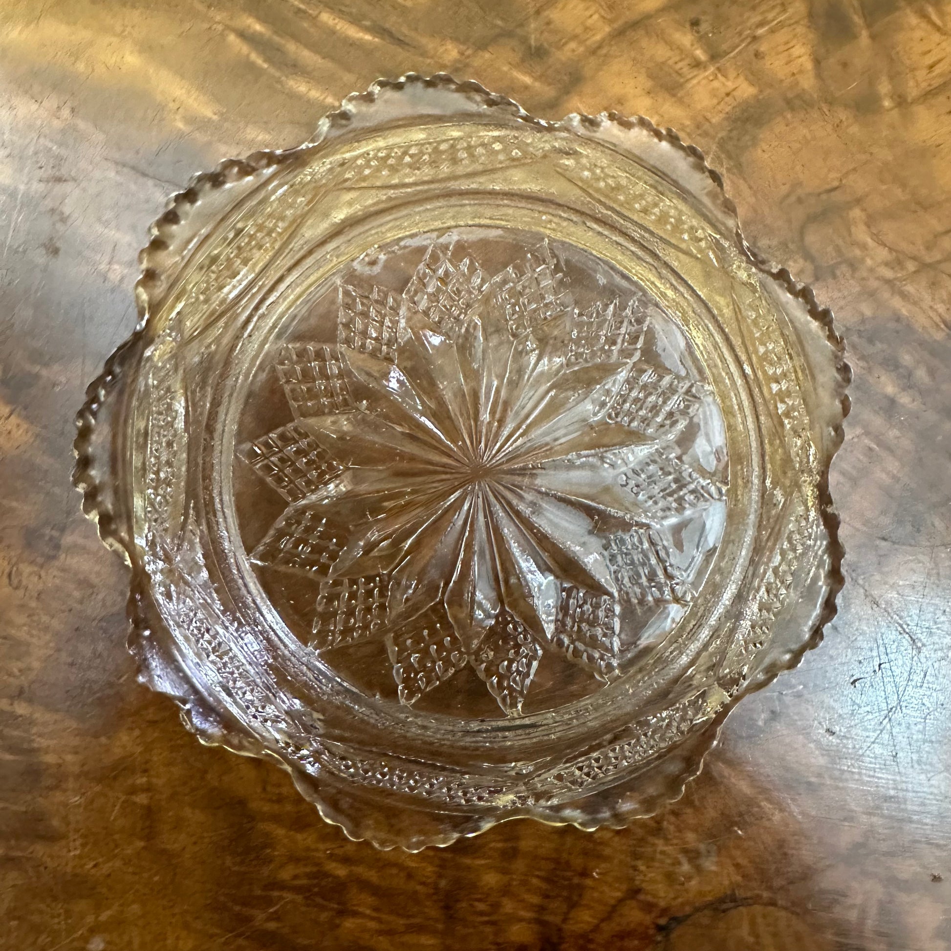 Vintage Small Scolloped Edge Dish