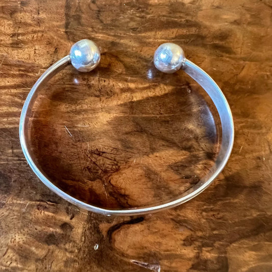 Vintage Sterling Silver Bracelet Cuff
