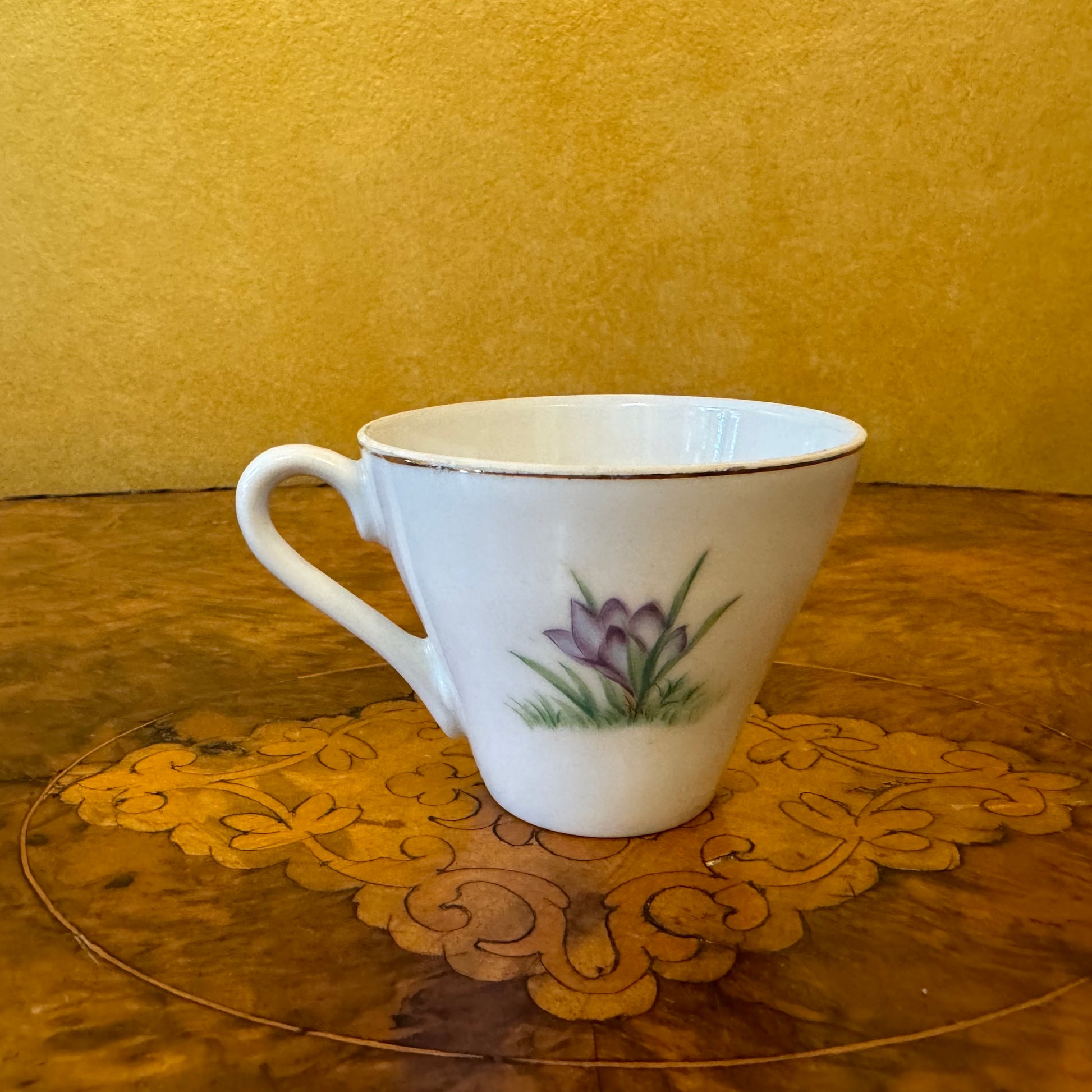 Vintage Superior Duck Floral Print Cup