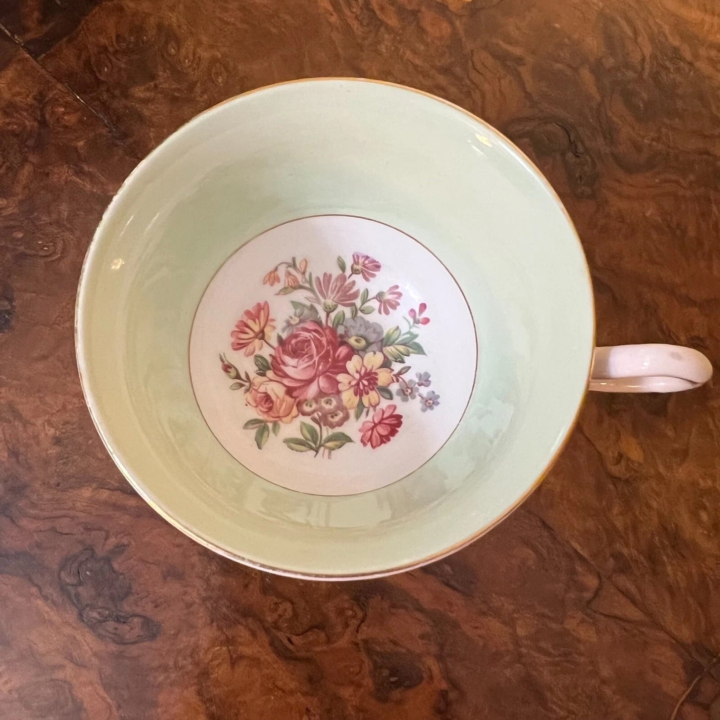 Vintage Taylor_Kent Green Tea Cup Set