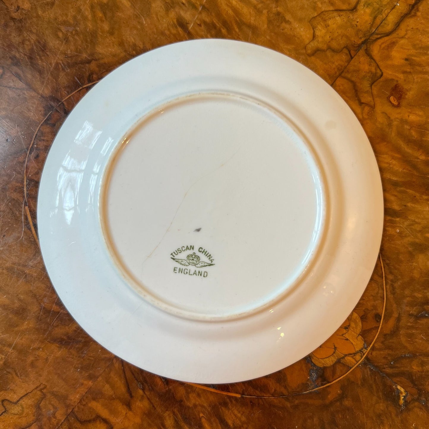 Vintage Tuscan Bird Print Side Plate