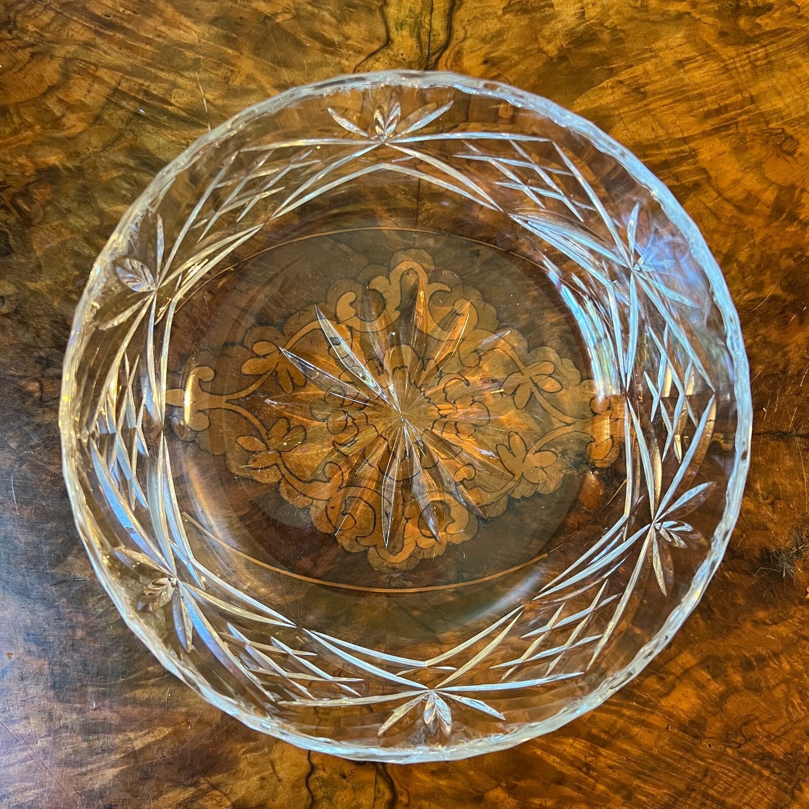 Vintage Webb Corbett Crystal Bowl