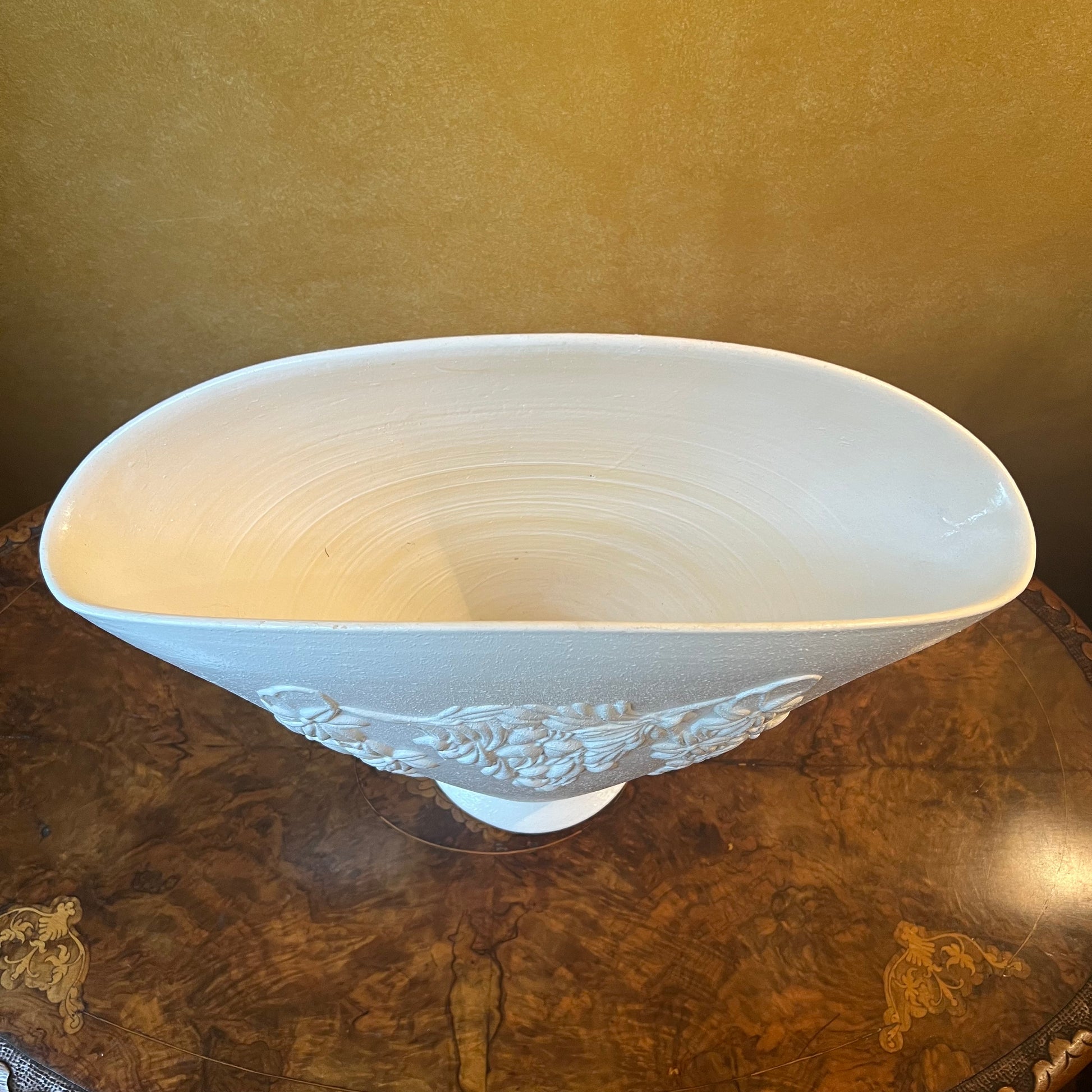 Vintage White Large Vase