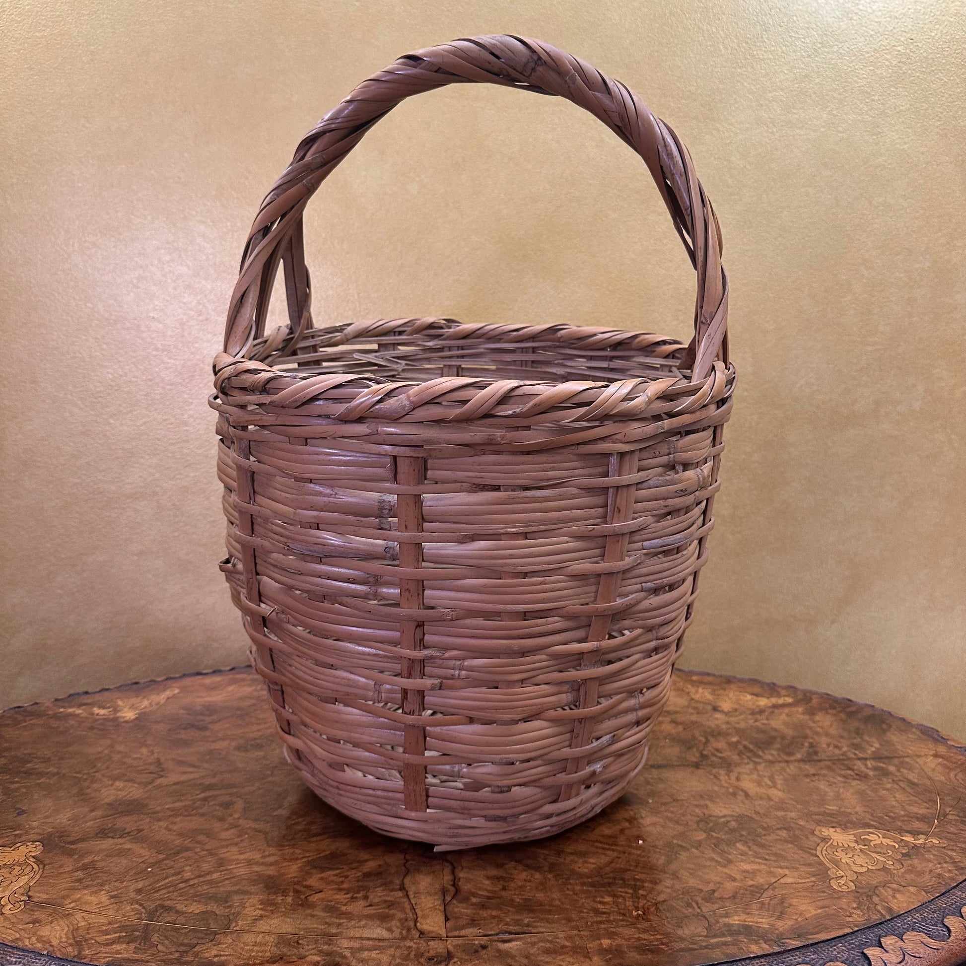 Vintage Wicker Large Basket