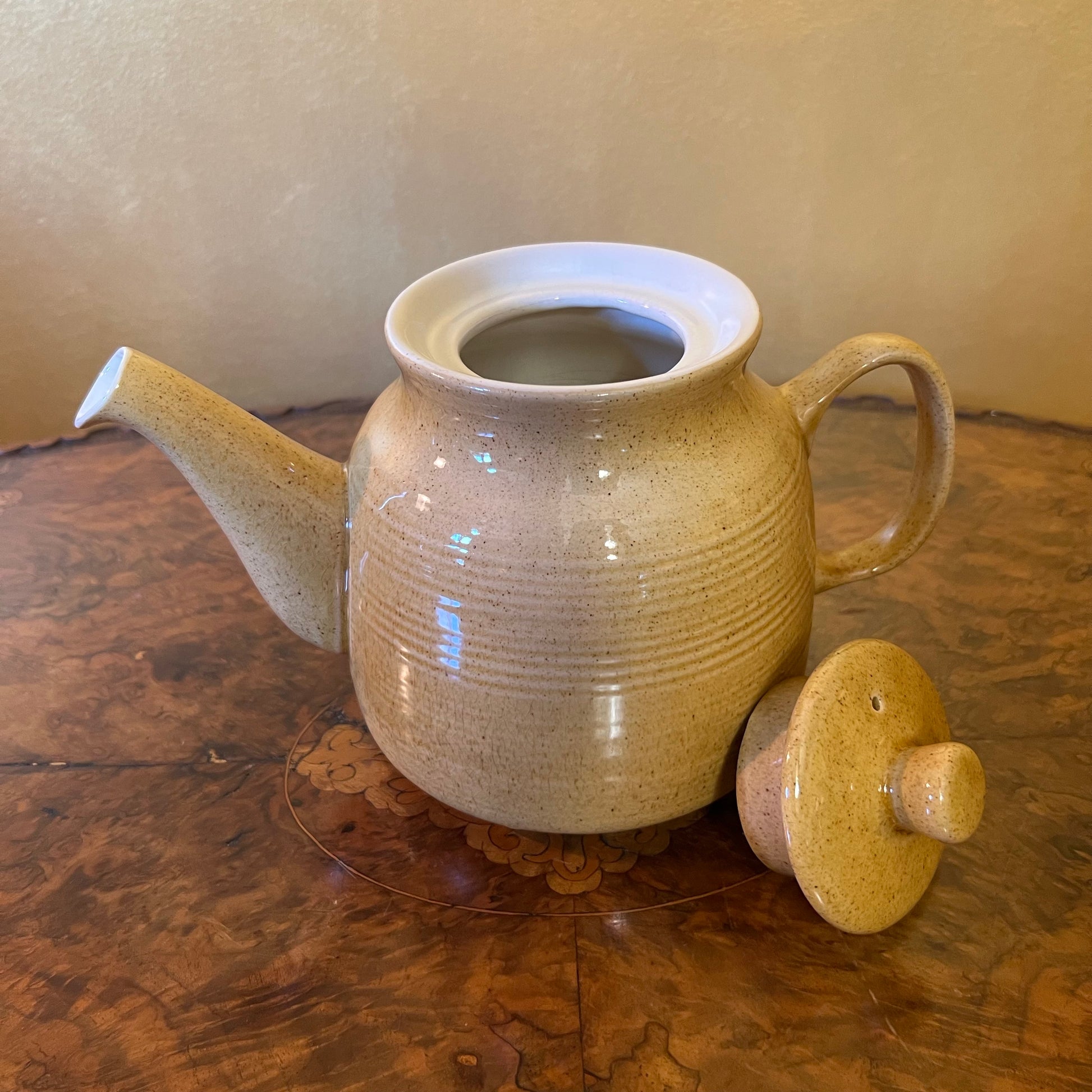 Ware Pottery Mustard Colour Tea
