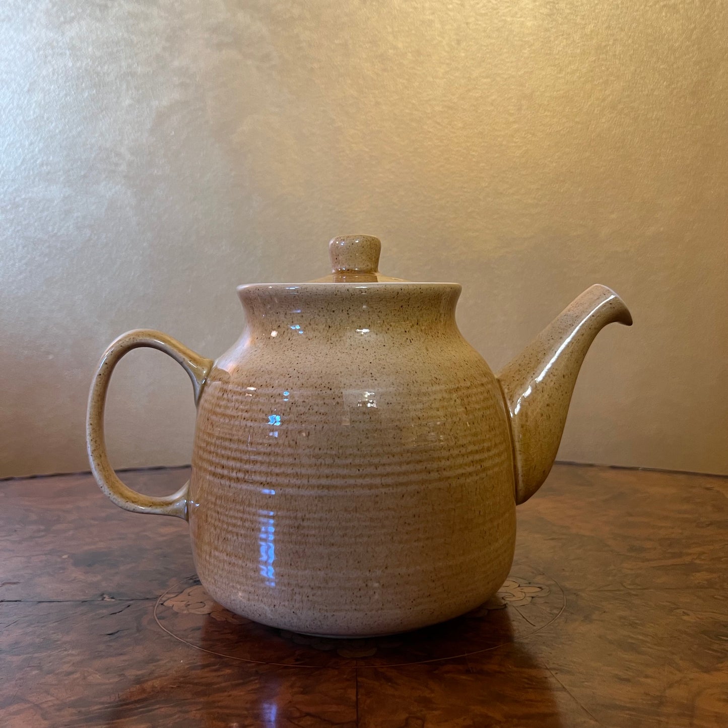 Ware Pottery Mustard Colour Tea Pot
