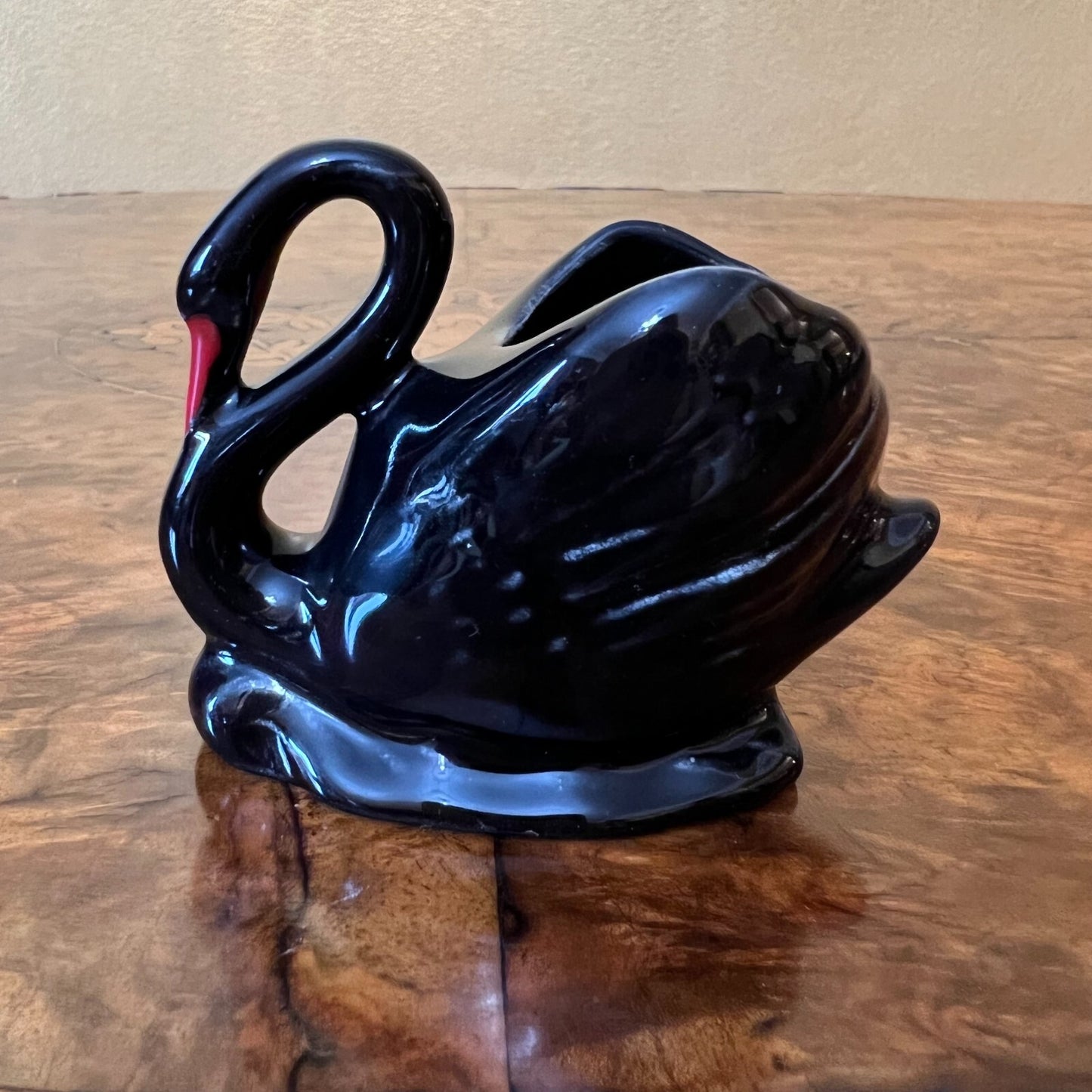 Wemberly Ware Small Black Swan Ornament