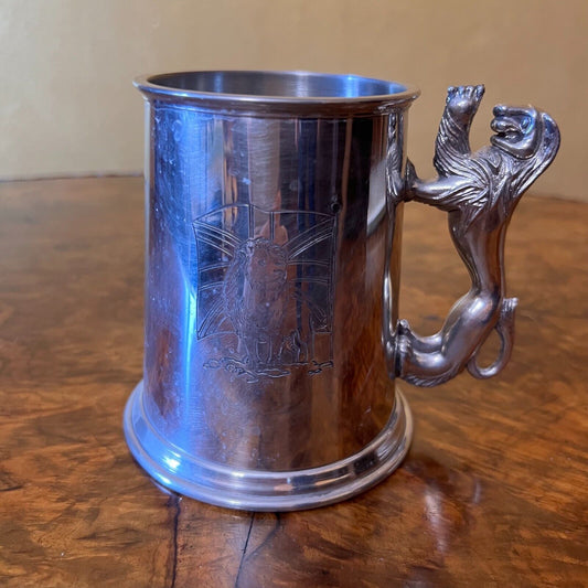Wentworth_Pewter_Lion_Handle_Mug