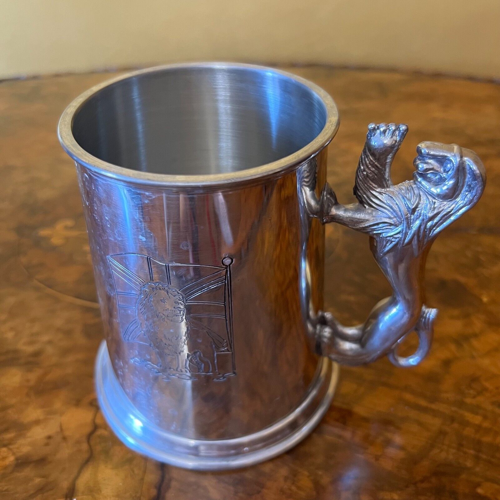 Wentworth Pewter Lion Mug