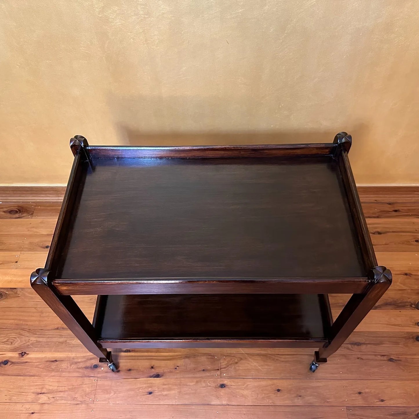 Vintage Wooden Drinks Table