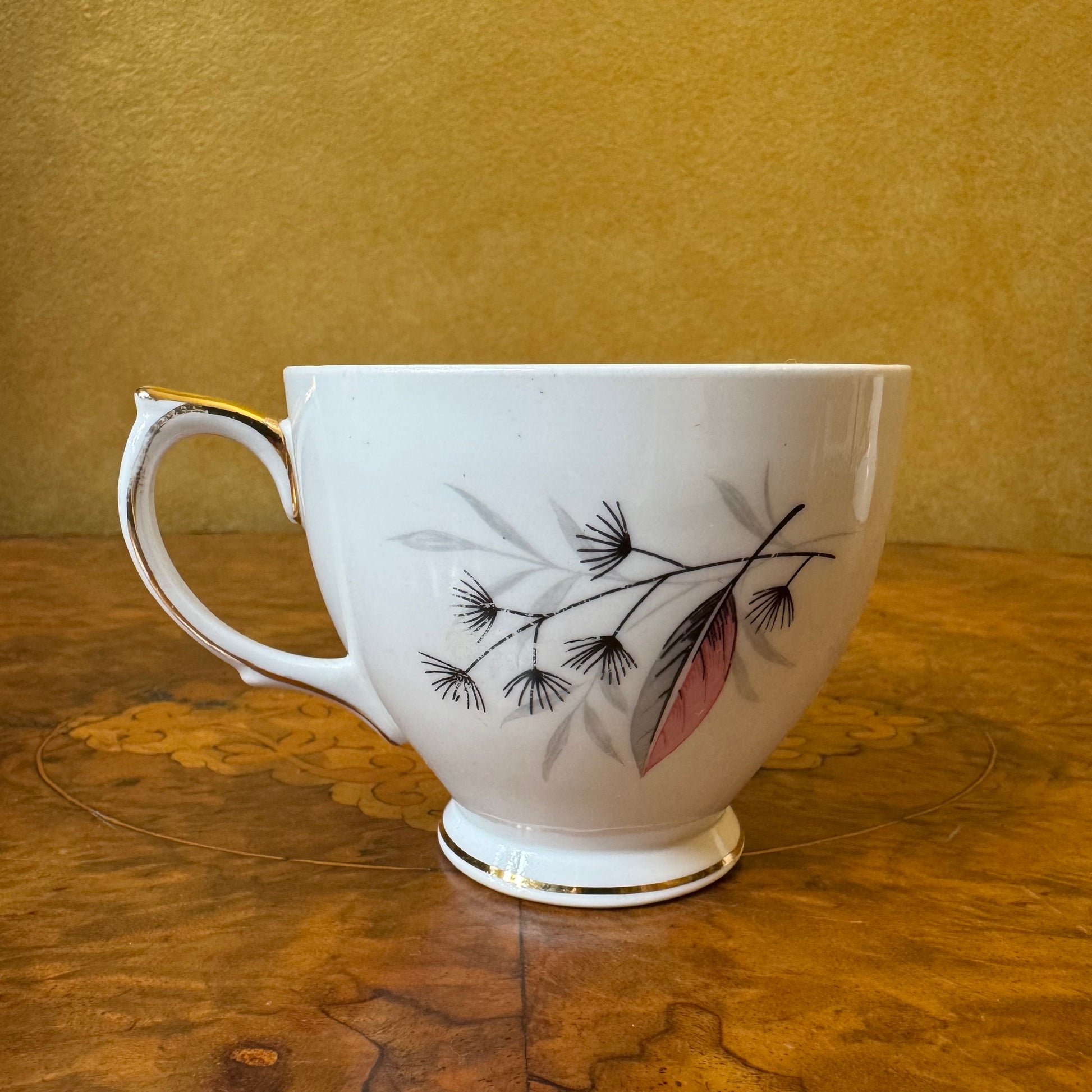 Windsor Pink Grey Tea Cup