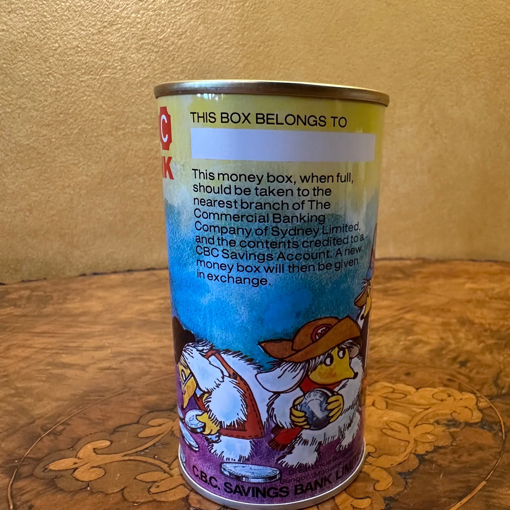 Womble Money Tin Bin