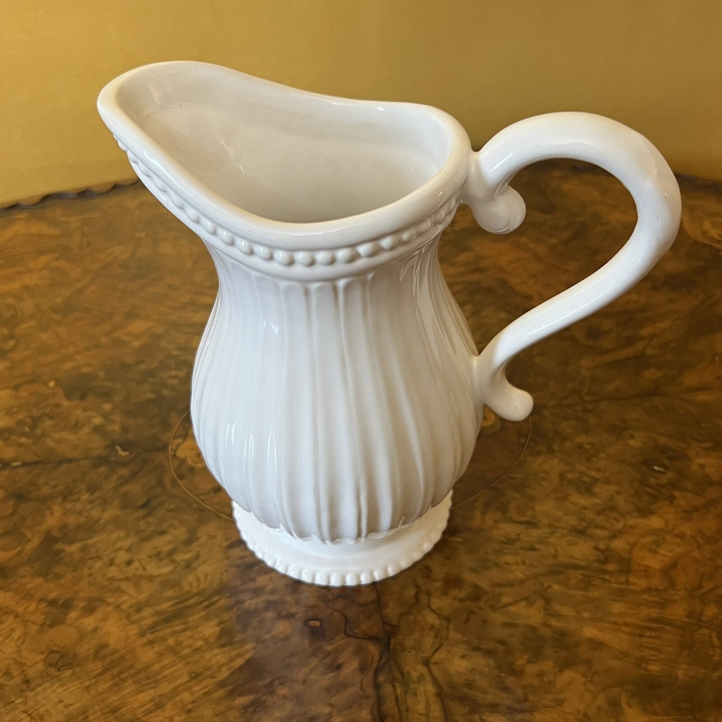 Vintage White Porcelain Jug