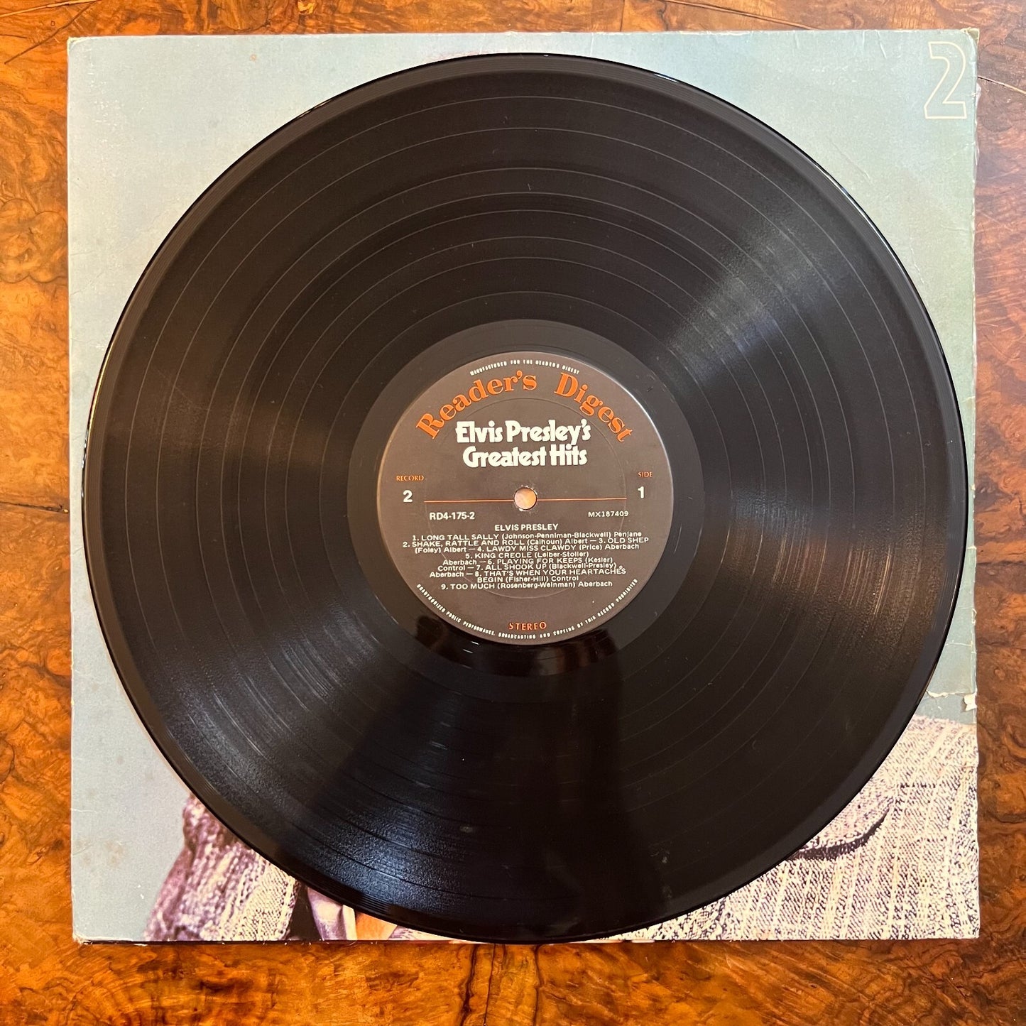 Elvis Presley Greatest Hits Vinyl Record