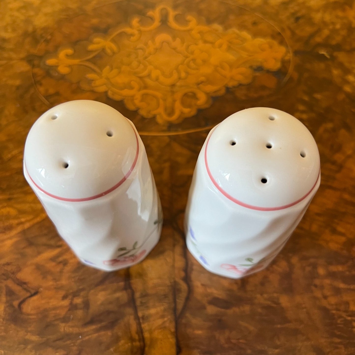 Johnson Bros Summer Chintz Salt & Pepper Shakers