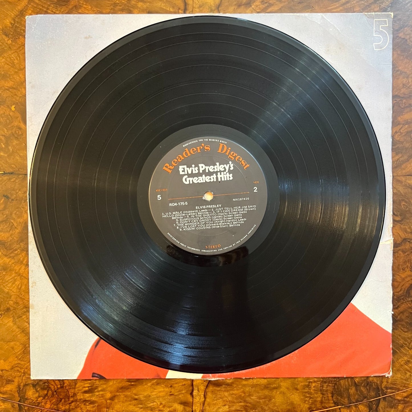Elvis Presley Greatest Hits Vinyl Record