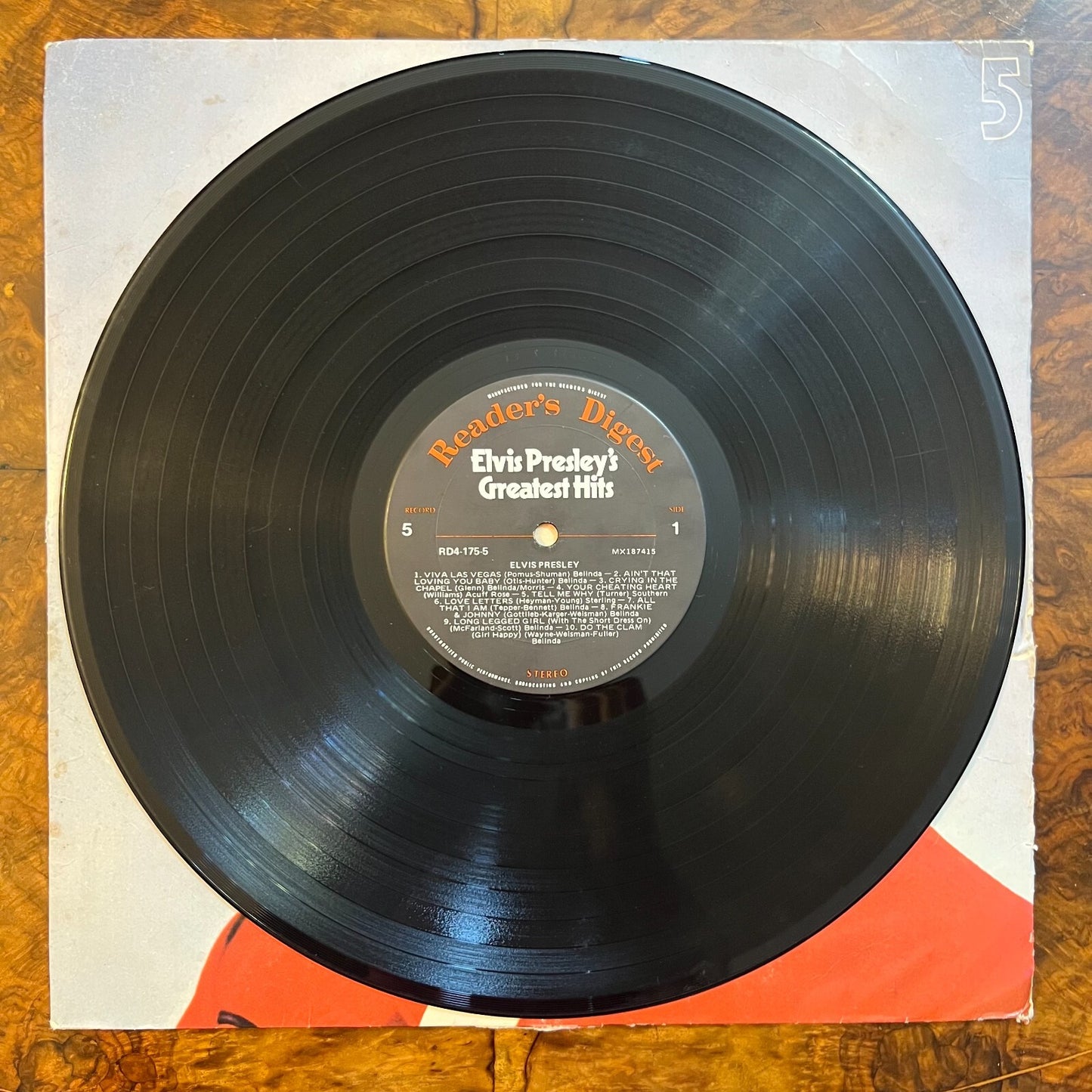Elvis Presley Greatest Hits Vinyl Record