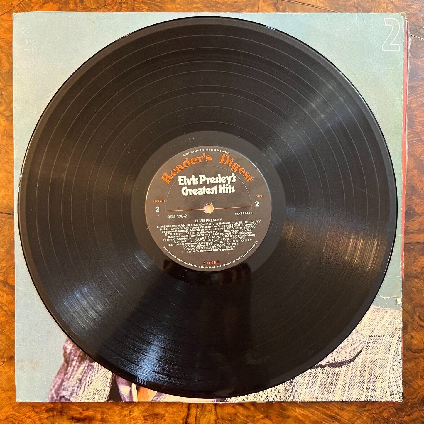 Elvis Presley Greatest Hits Vinyl Record
