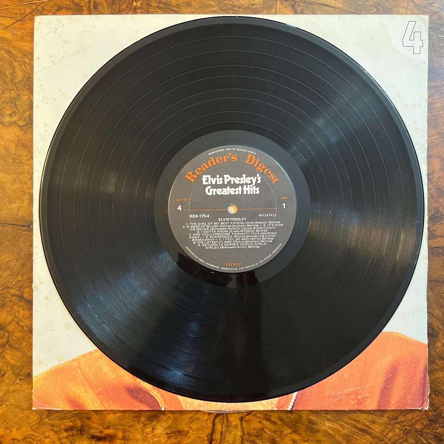 Elvis Presley Greatest Hits Vinyl Record