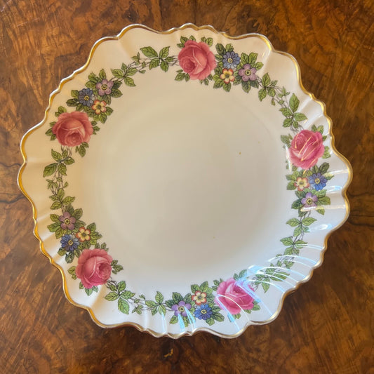 Vintage Paragon Floral Print Display Bowl