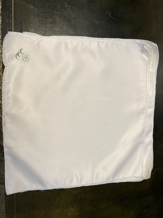 Daisy Embroidery Napkins Serviettes Set Of Ten