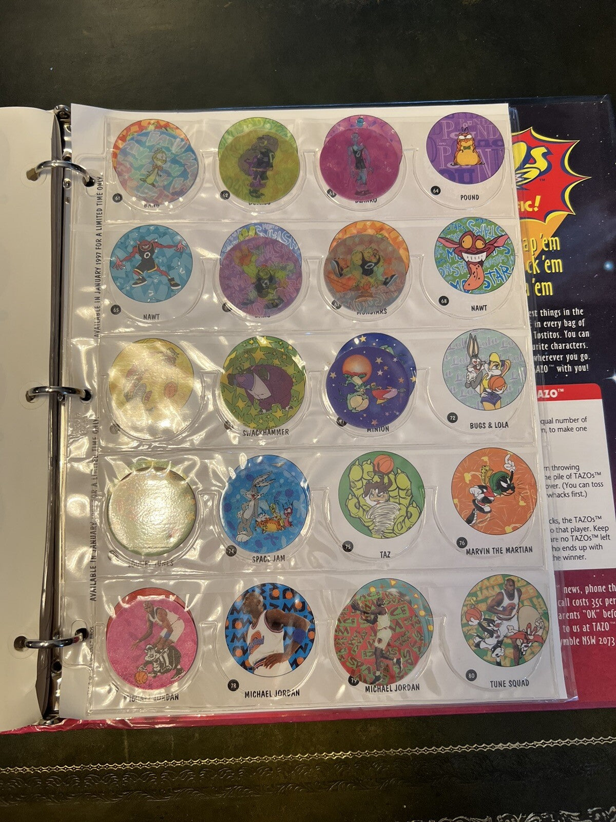 Tazo Space Jam Collectors Book