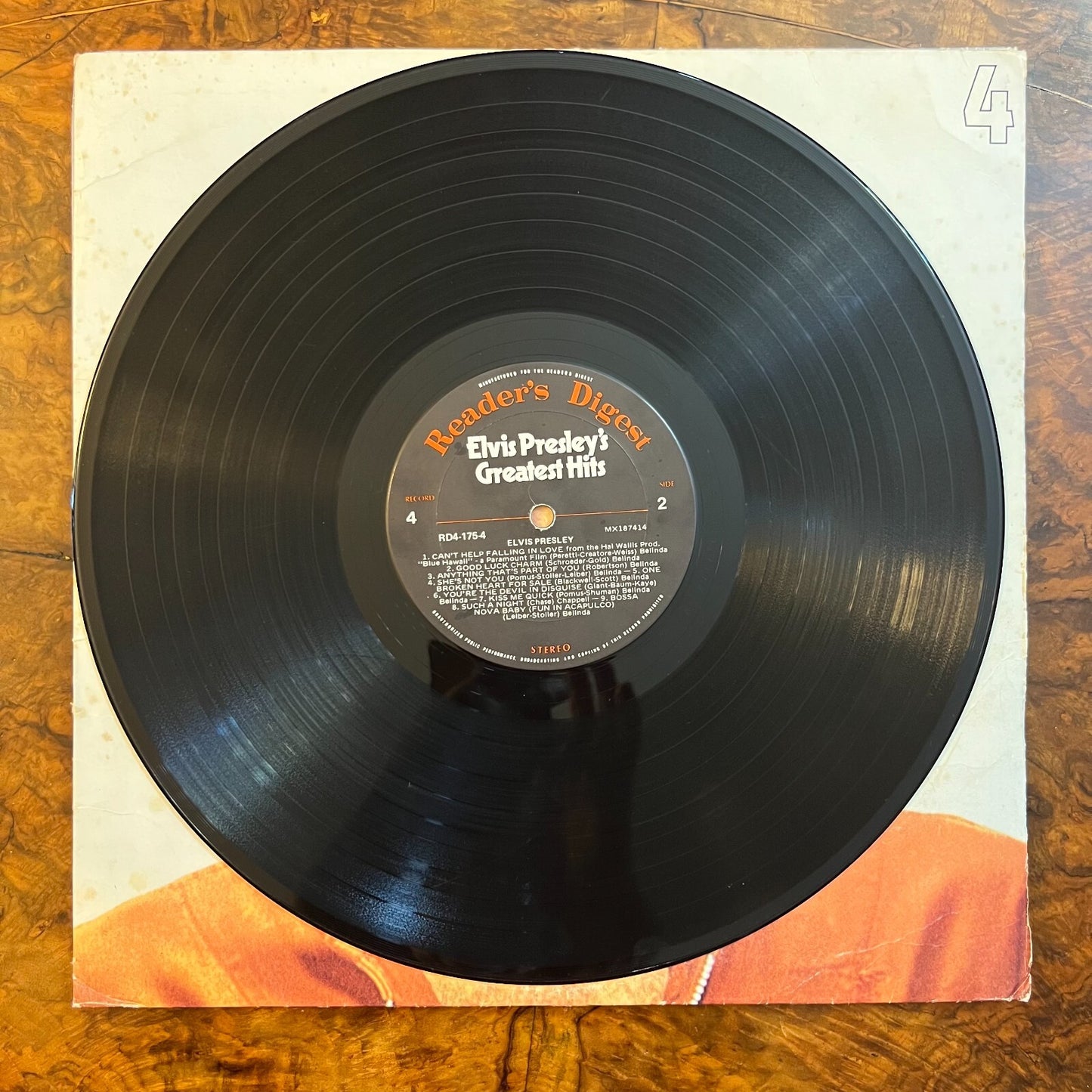Elvis Presley Greatest Hits Vinyl Record