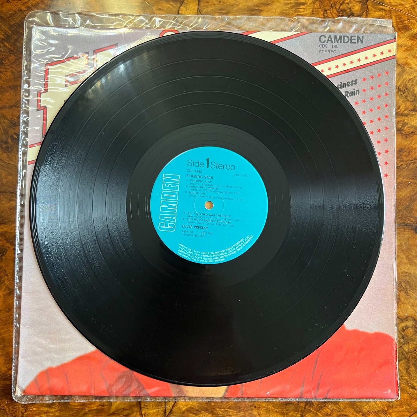 Elvis Presley Flaming Star Vinyl Record