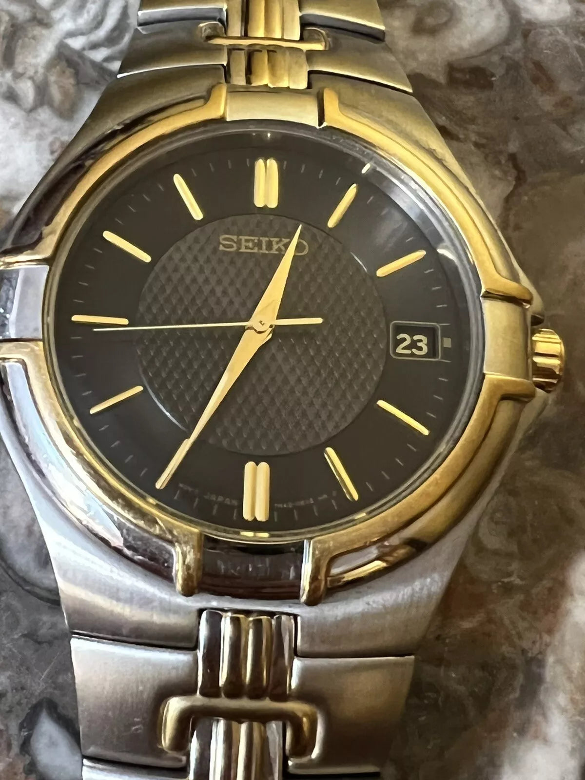 seiko steel watch