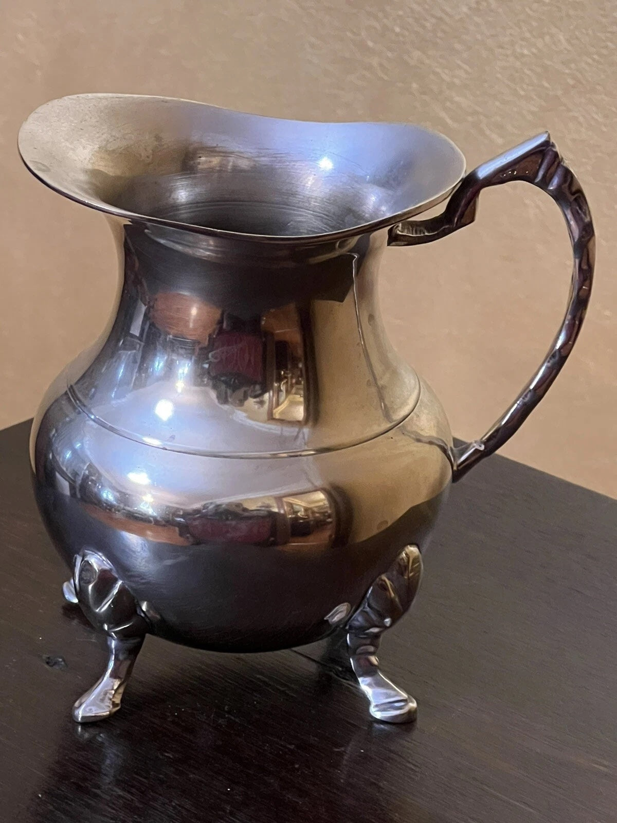 vintage silver milk jug