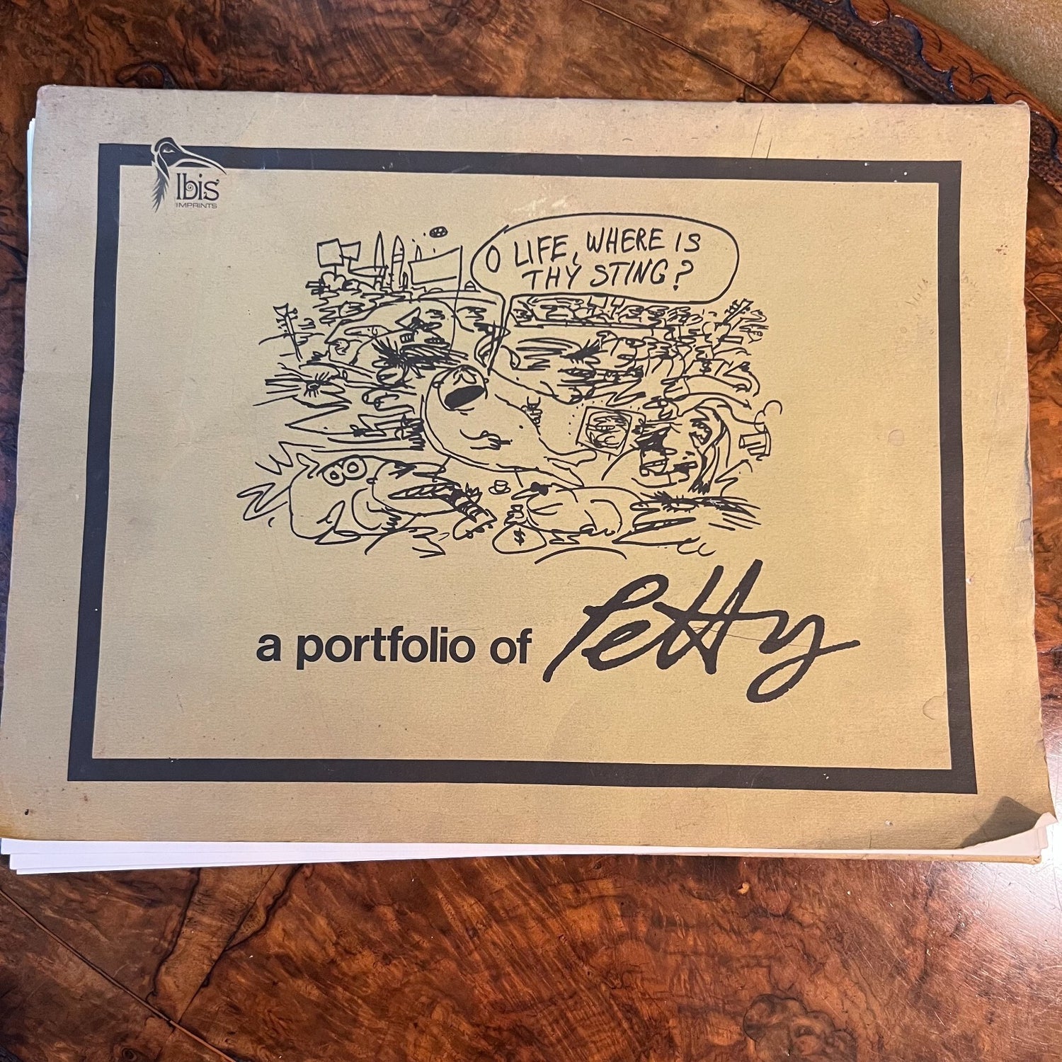 A PORTFOLIO OF PETTY: THE WORK OF BRUCE PETTY POLITICAL CARTOONIST 129/1000 