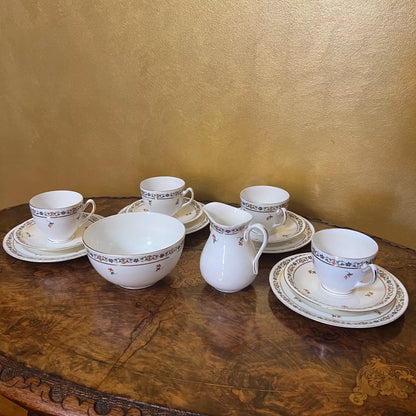 Allertons Floral 14 Piece Tea Set