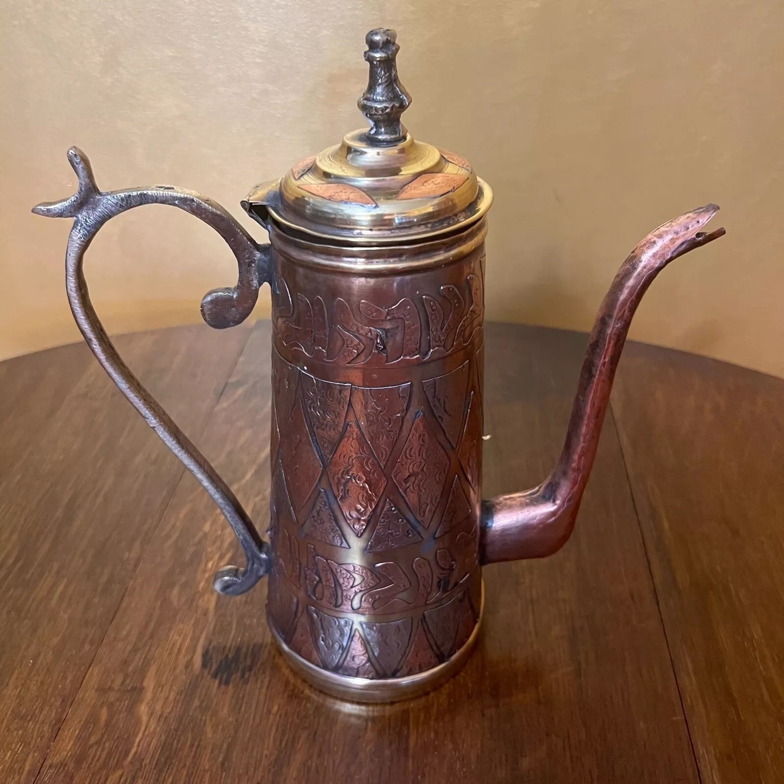 Antique Copper Brass Tea Pot
