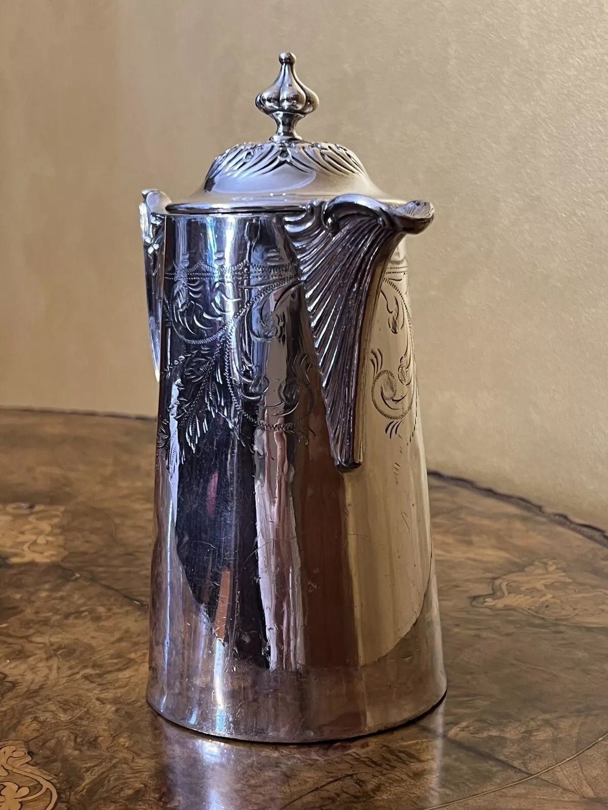 Antique Silver Plated Pot Made In England