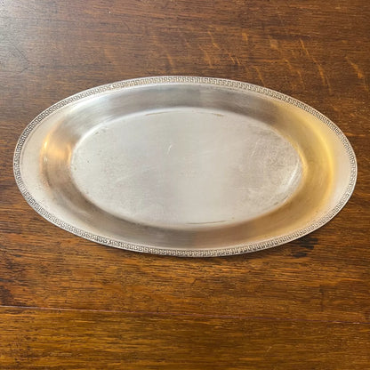 Apollo Sheffield Nickel Silver Oval Display Dish
